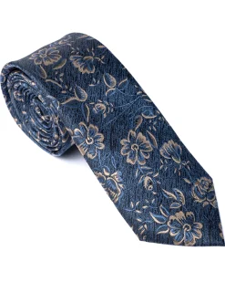 Blue Floral Tie