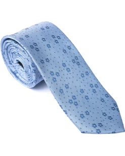 Blue Floral Tie