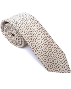 Brow Pattern Silk Tie