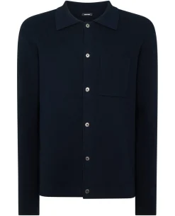 Button-Up Cotton Cardigan