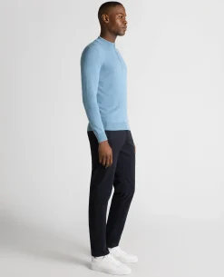 Cotton Half Zip Jumper