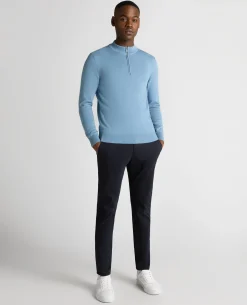 Cotton Half Zip Jumper