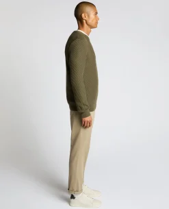 Cotton Interest Fabric Sweater