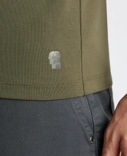 Cotton-Stretch Crew Neck T-Shirt