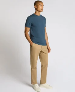 Cotton-Stretch Crew Neck T-Shirt