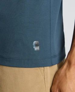 Cotton-Stretch Crew Neck T-Shirt