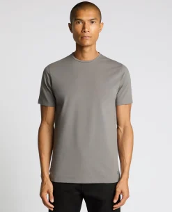 Cotton-Stretch Crew Neck T-Shirt