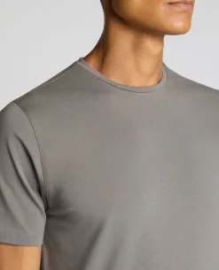 Cotton-Stretch Crew Neck T-Shirt