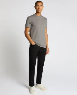 Cotton-Stretch Crew Neck T-Shirt