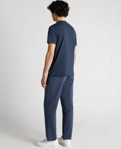 Crew Neck Slub Yarn Jersey T-Shirt