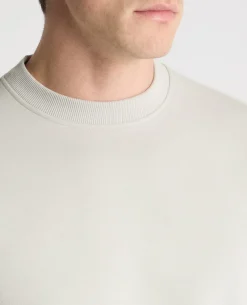 Crew Neck Terry Embroidered Sweatshirt