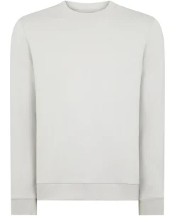 Crew Neck Terry Embroidered Sweatshirt