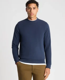 Crew Neck Terry Embroidered Sweatshirt