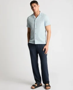 Cuban Collar Jersey Shirt