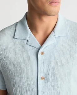 Cuban Collar Jersey Shirt