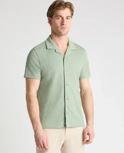 Cuban Collar Jersey Shirt