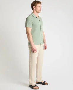 Cuban Collar Jersey Shirt