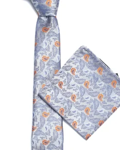 Grey Paisley Tie