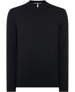 Half Zip Cotton Sweater