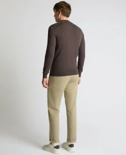 Half Zip Cotton Sweater