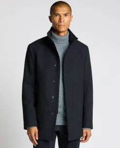 Jacob Regular Fit Wool Blend Coat