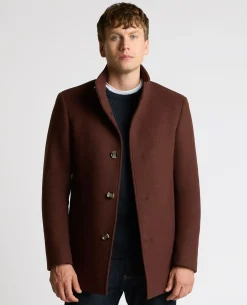 Jonah Tailored Fit Wool Blend Overcoat