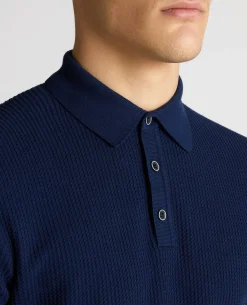 Knitted Cotton Polo Shirt
