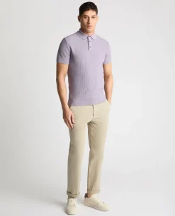 Knitted Cotton Polo Shirt