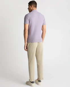 Knitted Cotton Polo Shirt