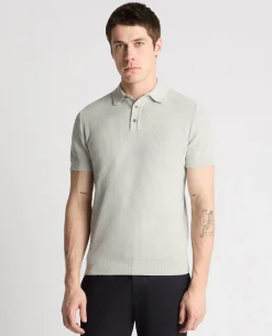 Knitted Cotton Polo Shirt