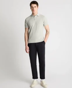 Knitted Cotton Polo Shirt