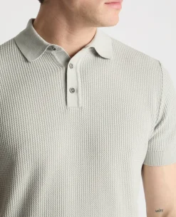 Knitted Cotton Polo Shirt