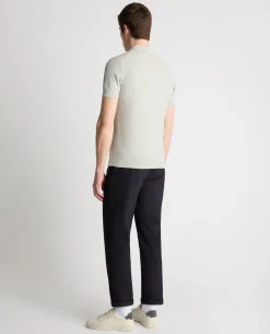 Knitted Cotton Polo Shirt