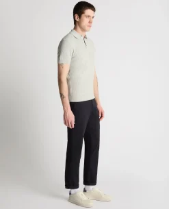 Knitted Cotton Polo Shirt