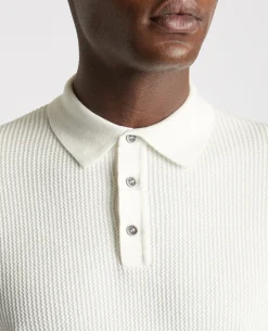 Knitted Cotton Polo Shirt