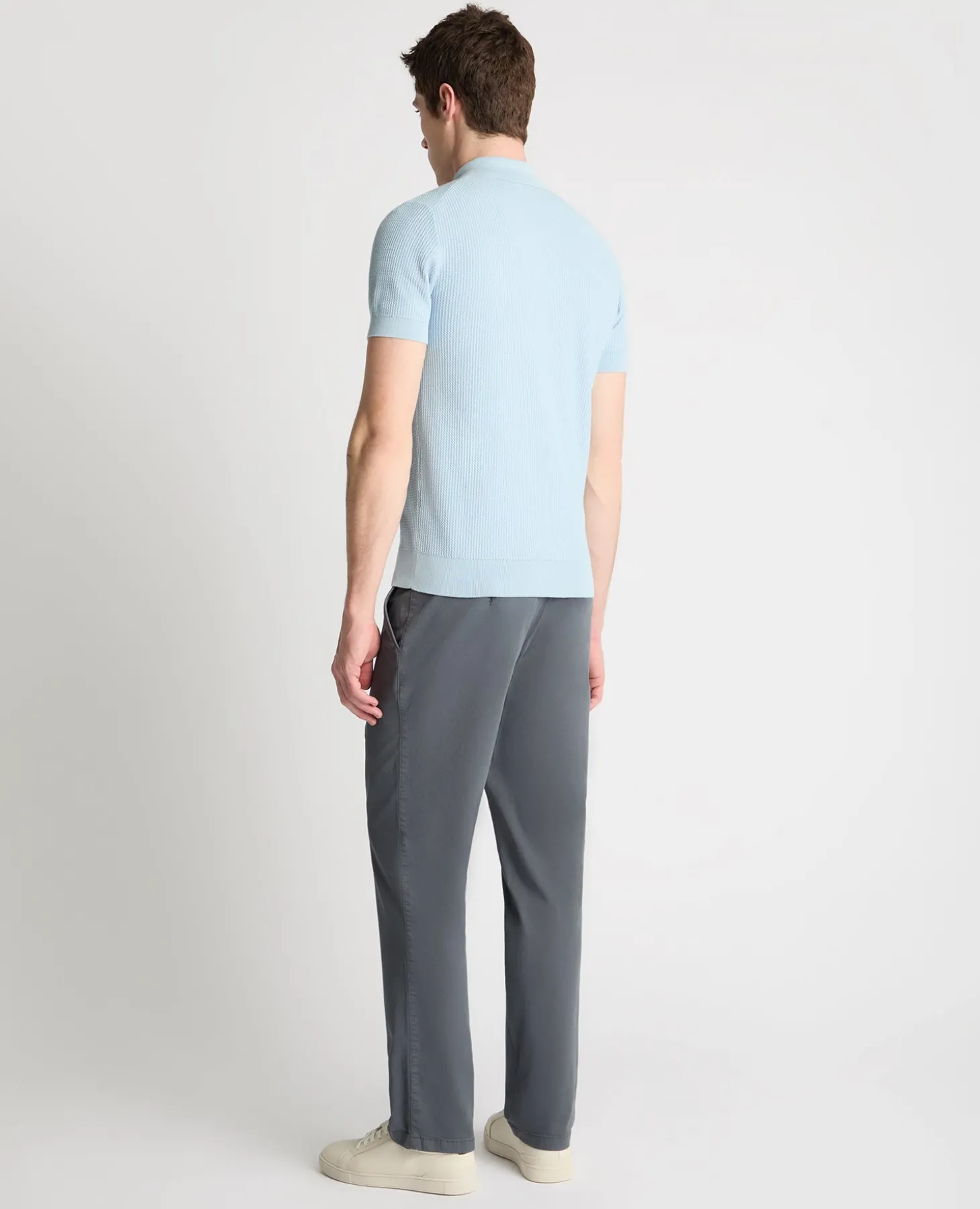 Knitted Cotton Polo Shirt