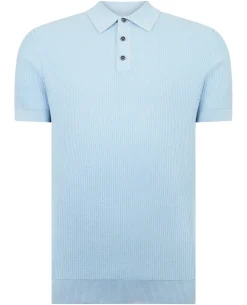 Knitted Cotton Polo Shirt