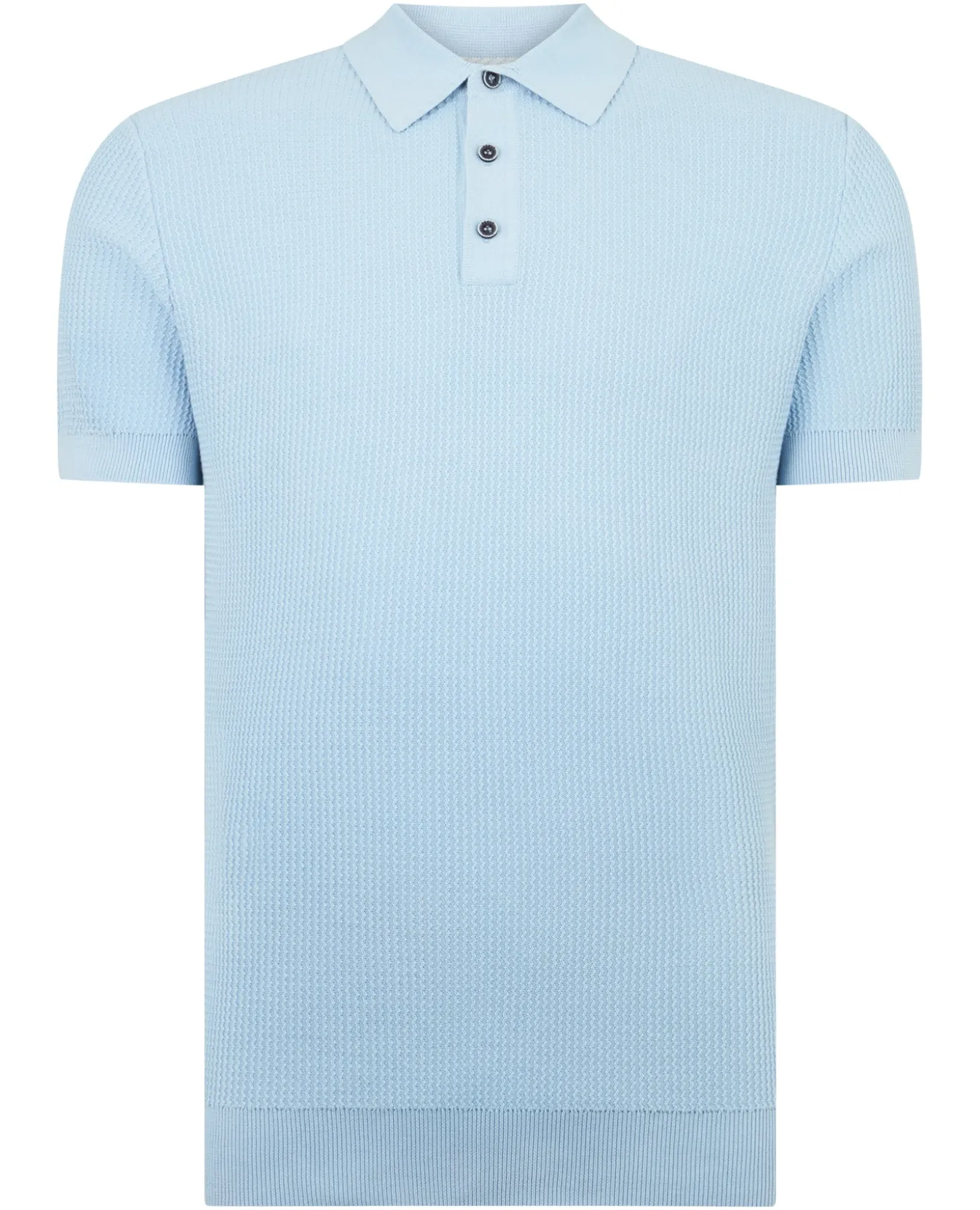Knitted Cotton Polo Shirt