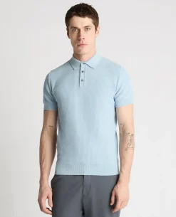 Knitted Cotton Polo Shirt