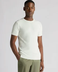 Knitted Crew Neck T-Shirt