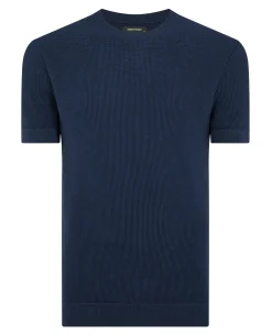 Knitted Crew Neck T-Shirt