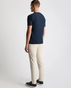 Knitted Crew Neck T-Shirt