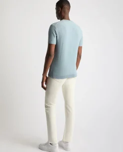 Knitted Crew Neck T-Shirt