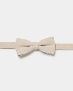 Linen-Blend Bow Tie