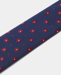 Micro-Pattern Print Tie