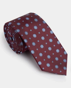 Micro-Pattern Print Tie
