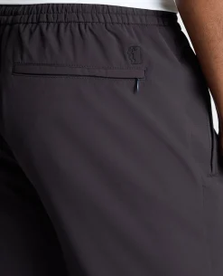 Navy Straight Leg Stretch Trousers