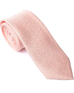 Pink Micro Pattern Print Tie