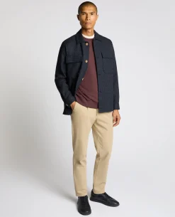 Regular Fit Chevron Print Shacket