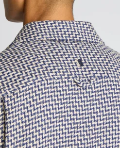 Regular Fit Chevron Print Shacket